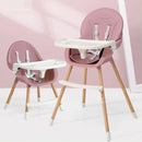 SILLA COMEDOR 509S ROSADO BABY KAYS