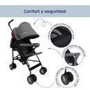 COCHE PASEADOR 808D CURITY GRIS