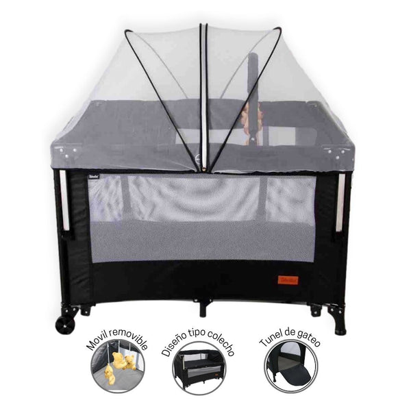 CORRAL MEDIA CARPA COLECHO150 NEGRO BEBESITOS