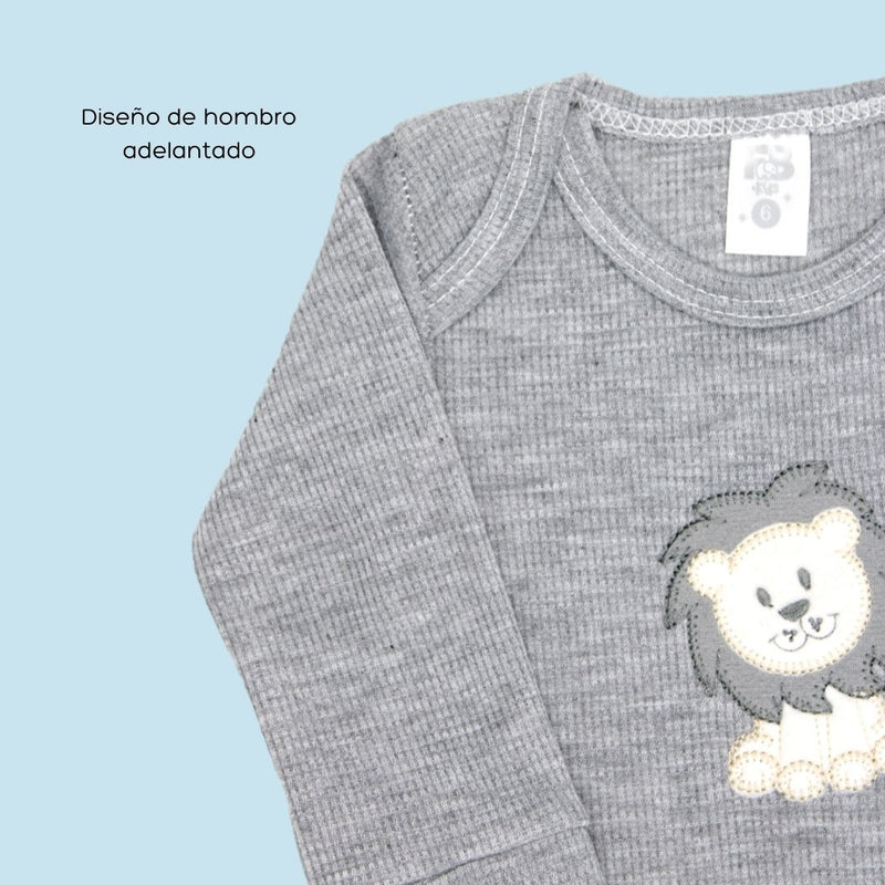 CONJUNTO X3 PZS BEBE NIÑO 10810 FOR BABY