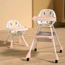 SILLA COMEDOR LX-213 ROSADO BABY KAYS