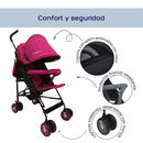 COCHE PASEADOR 808D CURITY ROSADO