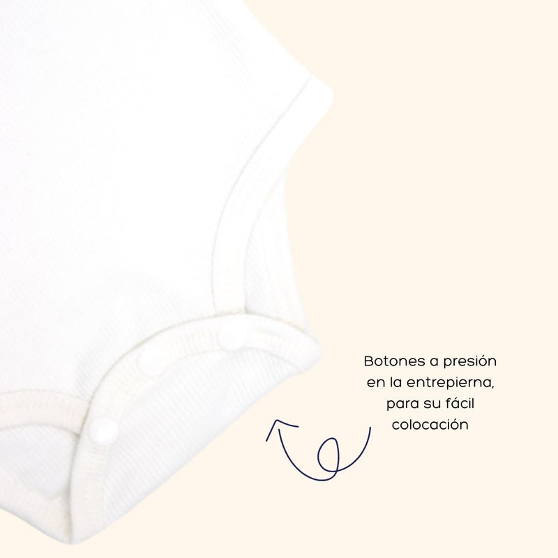 BODY RIB MANGA CORTA 1013 CRECIENDO BABY