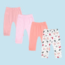SET X4 PANTALONES BEBE NIÑA 10837 FOR BABY