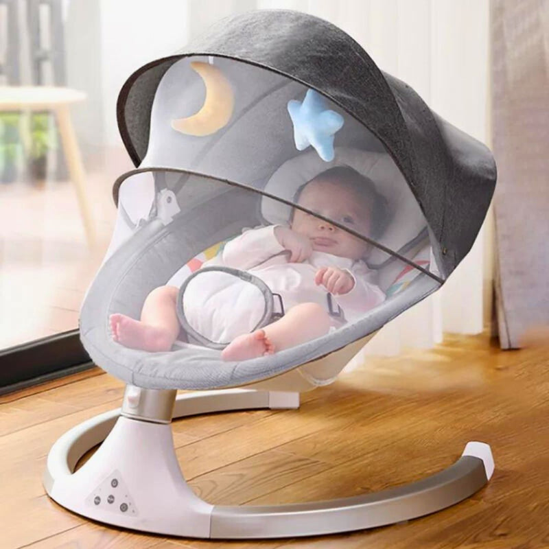 SILLA MECEDORA ELECTRICA MULTIFUNCIONAL BB005 GRIS BABY KAYS