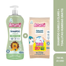 SHAMPOO CABELLO CLARO X750 ML + GRATIS TOALLITAS HÚMEDAS AVENA X20 UND AAB298 ARRURRÚ