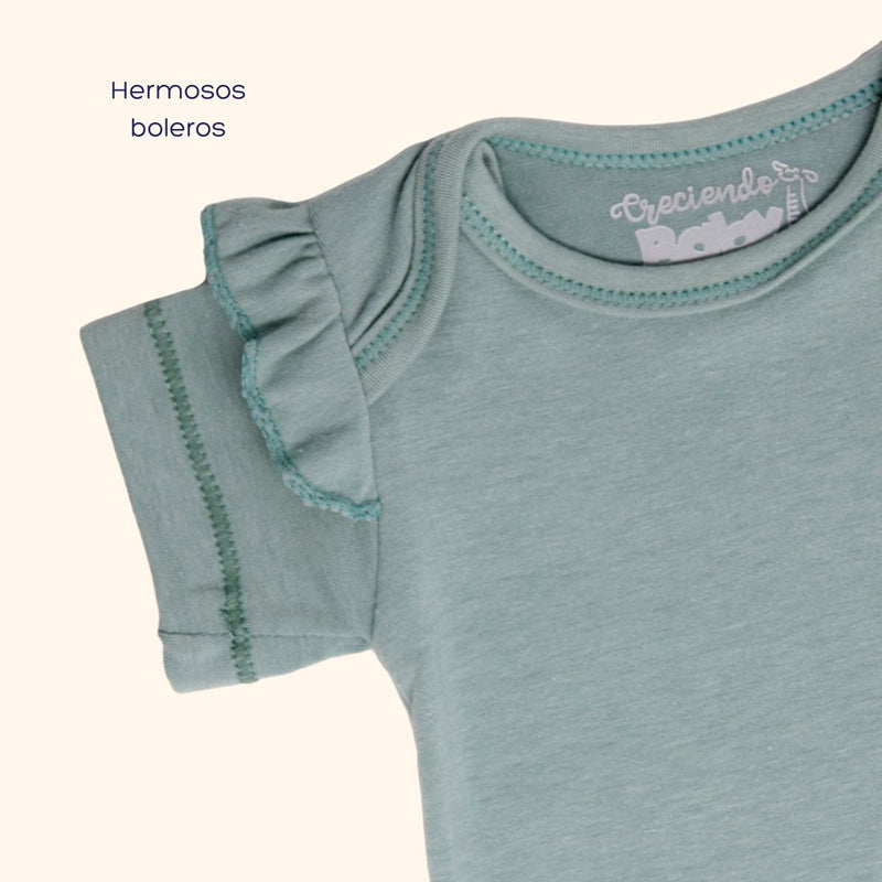 BODY +CUCO X2 LICRA MANGA CORTA 1015 CRECIENDO BABY