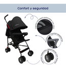 COCHE PASEADOR 808D CURITY NEGRO