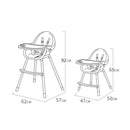 SILLA COMEDOR 509S ROSADO BABY KAYS