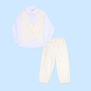 CONJUNTO BAUTIZO BEBE NIÑO 2314 BABY TOONS