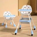 SILLA COMEDOR LX-213 AZUL BABY KAYS