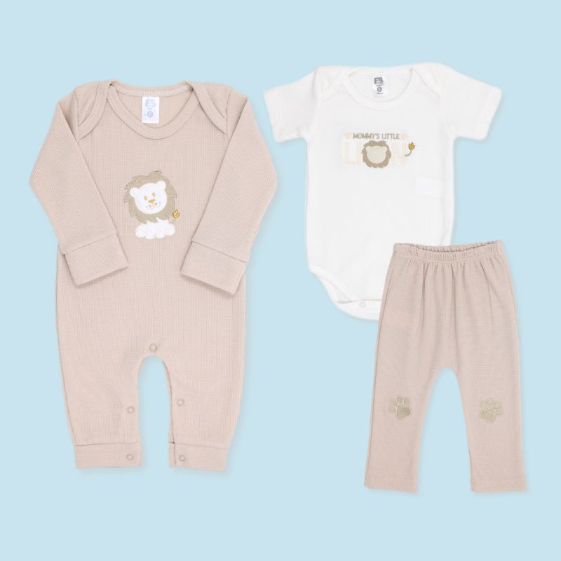 CONJUNTO X3 PZS BEBE NIÑO 10810 FOR BABY