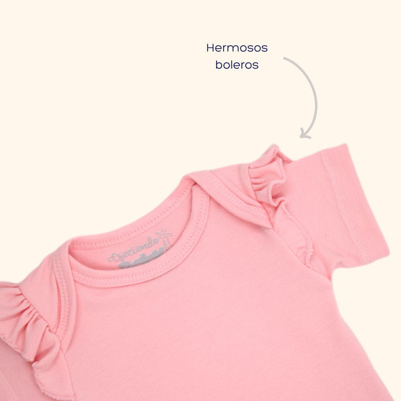 BODY +CUCO X2 LICRA MANGA CORTA 1015 CRECIENDO BABY