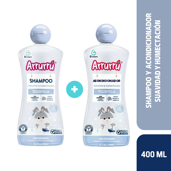 SHAMPOO SUAV Y HUM X400+ACOND AAB323 ARRURRÚ