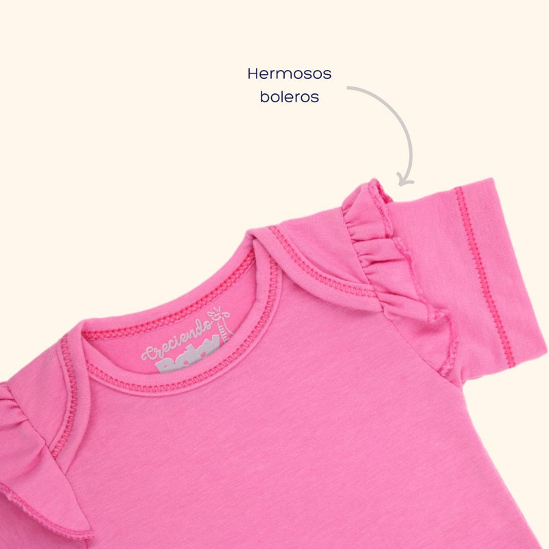 BODY +CUCO X2 LICRA MANGA CORTA 1015 CRECIENDO BABY