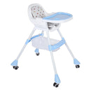 SILLA COMEDOR LX-213 AZUL BABY KAYS