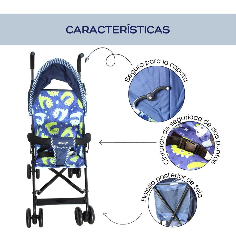 COCHE BASTON FRESH STYLE EB2011-1 EBABY AZUL