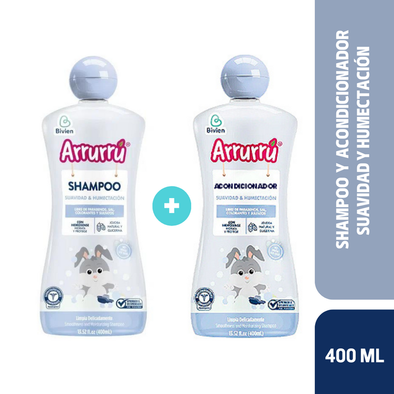 SHAMPOO SUAV Y HUM X400+ACOND AAB323 ARRURRÚ