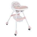 SILLA COMEDOR LX-213 ROSADO BABY KAYS