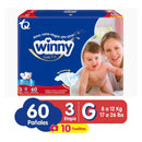 PAÑALES ULTRATRIM GOLD FIT ETAPA 3 X60 UND + TOALLITAS HÚMEDAS AVENA Y MIEL X10 UND