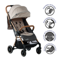 COCHE MALETA SOFI EB1017 EBABY BEIGE