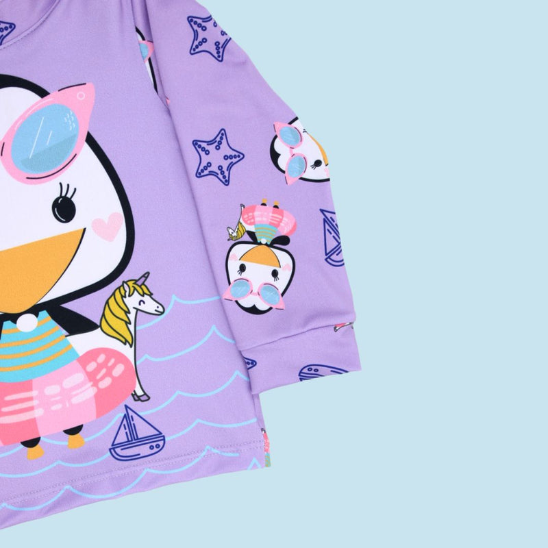 VESTIDO DE BAÑO NIÑA PINGÜINO 3901 MI PUPA