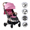 COCHE MALETA SOFI EB1017 EBABY ROSADO