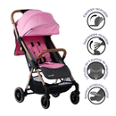 COCHE MALETA SOFI EB1017 EBABY ROSADO