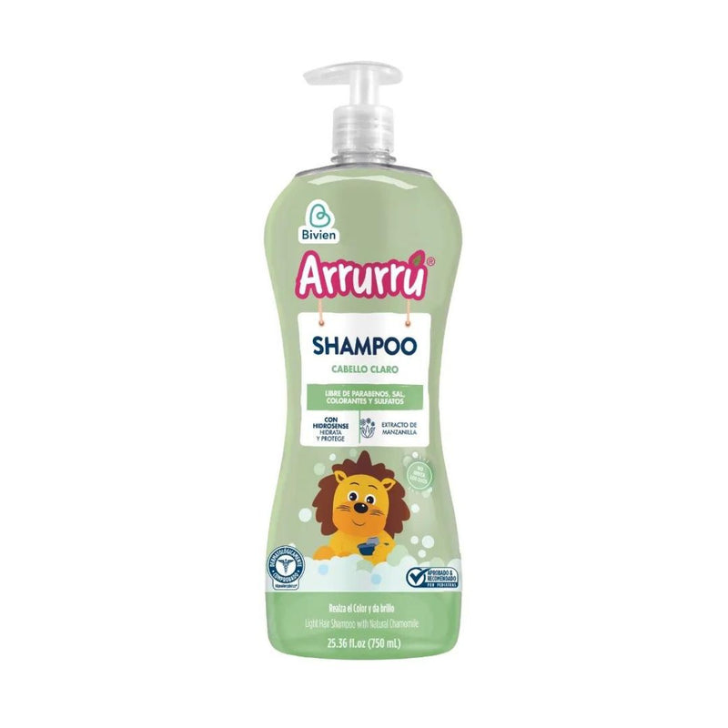 SHAMPOO CABELLO CLARO X750 ML + GRATIS TOALLITAS HÚMEDAS AVENA X20 UND AAB298 ARRURRÚ