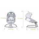 SILLA MECEDORA ELECTRICA 08104-08105-08106 VERDE BABY KAYS