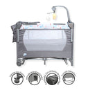 CUNA CORRAL COLECHO P9070-T1 GRIS BABY KAYS