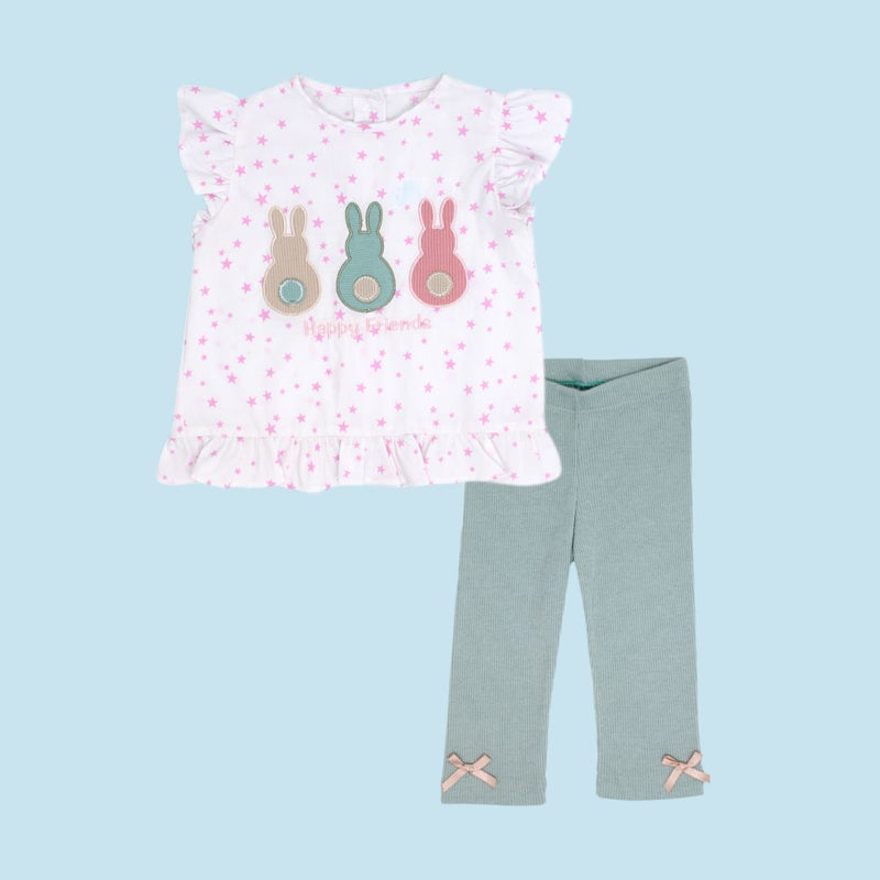 CONJUNTO BEBE NIÑA 15366 BAMBINOS