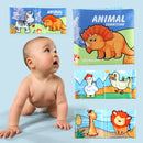 LIBRO DE ESTIMULACIÓN TEMPRANA EN TELA - ANIMALES 66532-22951 BABY KAYS