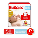 PAÑALES HUGGIES NATURAL CARE ETAPA 1 X50 UND