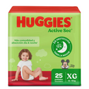 PAÑALES HUGGIES ACTIVE SEC ETAPA 3 X25 UND