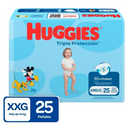 PAÑALES HUGGIES XTRA-PROTECT ETAPA 5 X25 UND