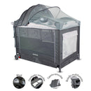 CUNA CORRAL PLAY VERONA 6070 NEGRO BEBESIT -