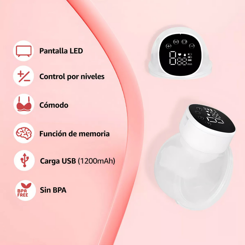 EXTRACTOR DE LECHE MATERNA ELECTRICO INALAMBRICO MY-376 MUNBE