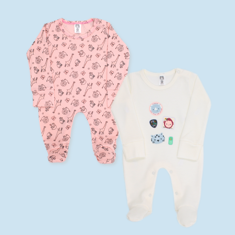 PIJAMA X2 BEBE NIÑA 10839 FOR BABY