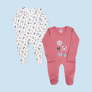 PIJAMA X2 BEBE NIÑA 10839 FOR BABY