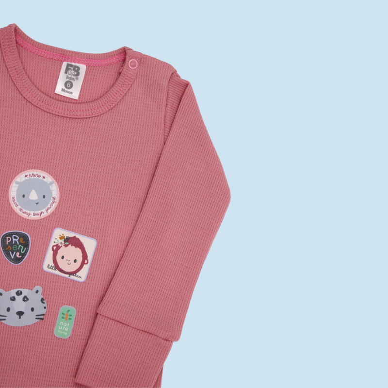 PIJAMA X2 BEBE NIÑA 10839 FOR BABY