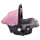 COCHE + PORTABEBÉ FAST TS ROSADO HAPPY BABY