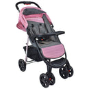 COCHE + PORTABEBÉ FAST TS ROSADO HAPPY BABY