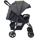 COCHE + PORTABEBÉ FAST TS GRIS HAPPY BABY