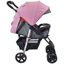 COCHE + PORTABEBÉ FAST TS ROSADO HAPPY BABY