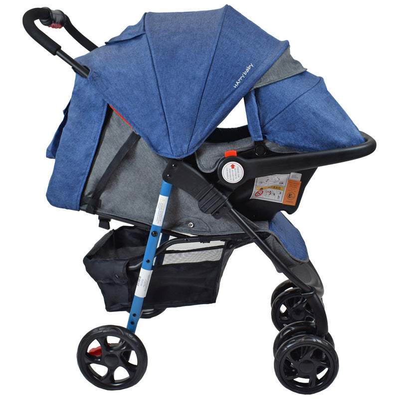 COCHE + PORTABEBÉ FAST TS AZUL HAPPY BABY