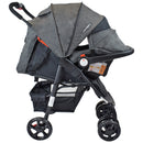 COCHE + PORTABEBÉ FAST TS GRIS HAPPY BABY