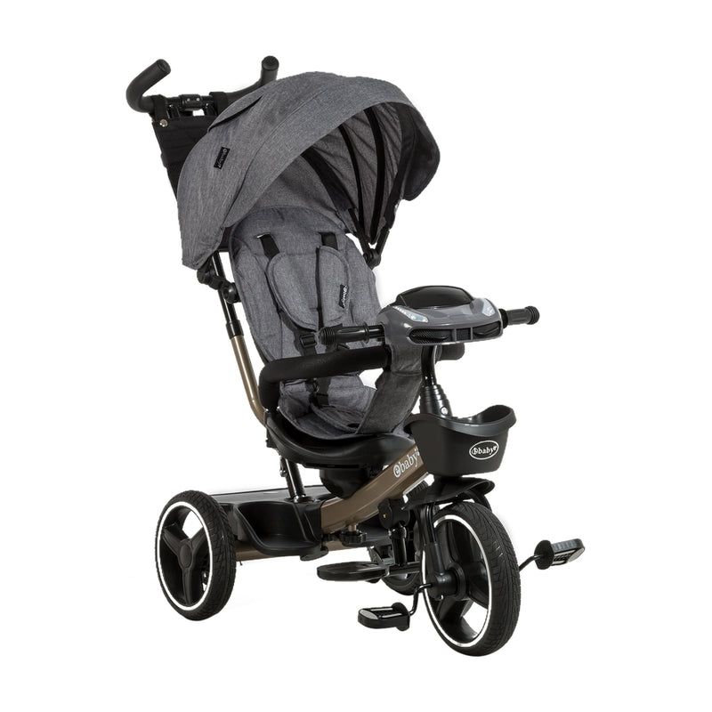 TRICICLO RECLINABLE DERIO EB365 EBABY GRIS