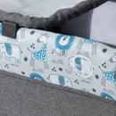 CUNA CORRAL MECEDORA SALLY EB 716-3 EBABY GRIS - AZUL