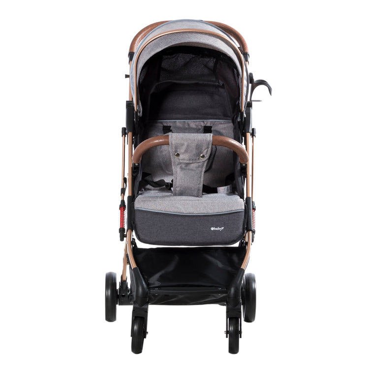 Coche Maleta Sunny Eb124 Ebaby Gris Claro